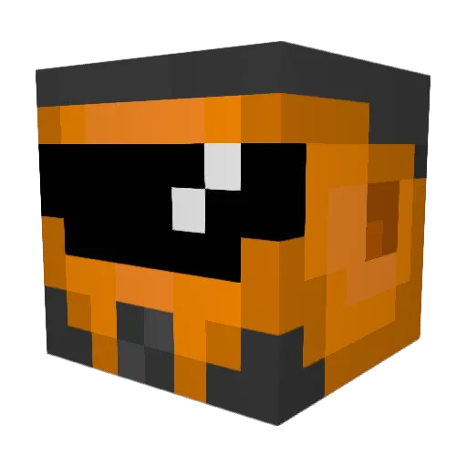GoosemanTV Minecraft avatar head, 3D render