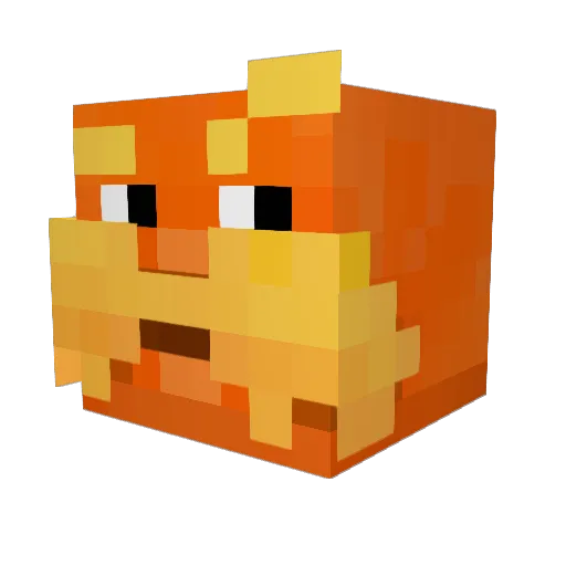 GoosemanY Minecraft avatar head, 3D render