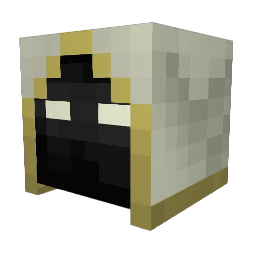 Goosemonkey Minecraft avatar head, 3D render