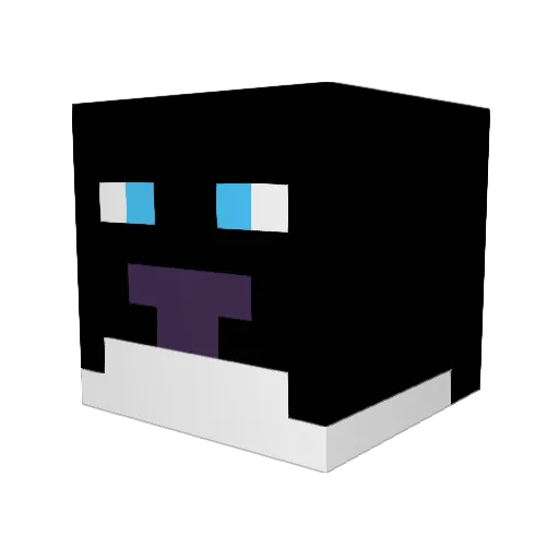 Gooseplayz1 Minecraft avatar head, 3D render