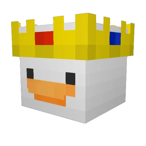 GooserinoT Minecraft avatar head, 3D render