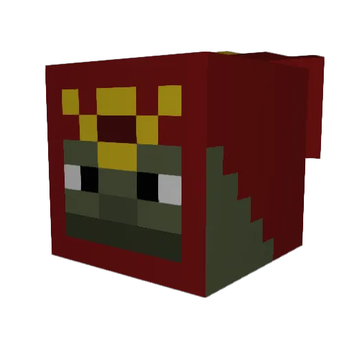 Goosie10 Minecraft avatar head, 3D render