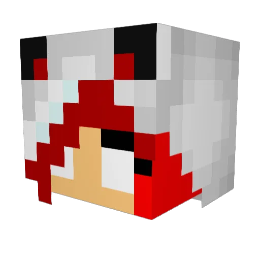 Gopherbubbles Minecraft avatar head, 3D render