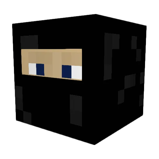 Gopnik829 Minecraft avatar head, 3D render