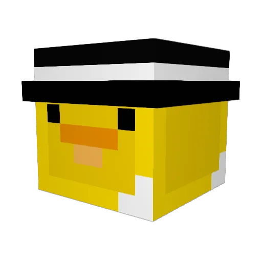 Gopnik_PXT Minecraft avatar head, 3D render