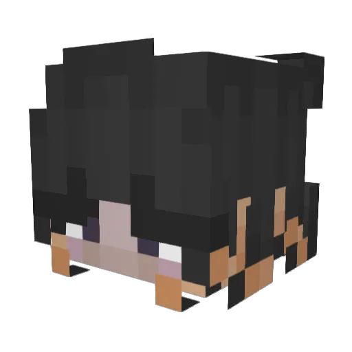 GorTai Minecraft avatar head, 3D render
