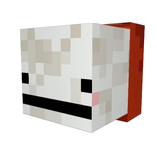 GorWithNoFor Minecraft avatar head, 3D render