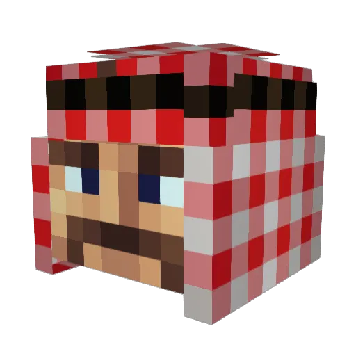 Goran9215 Minecraft avatar head, 3D render