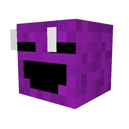 GordoRobo Minecraft avatar head, 3D render