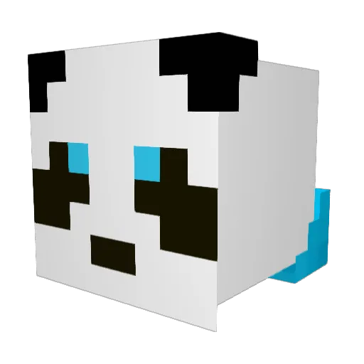 Gordo__GG Minecraft avatar head, 3D render