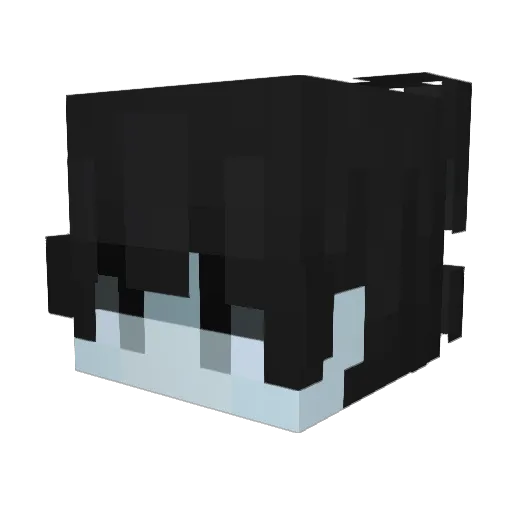 GordonHz Minecraft avatar head, 3D render