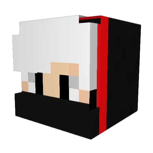 Gordonis Minecraft avatar head, 3D render