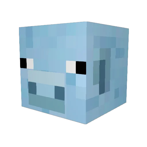 Gorenado Minecraft avatar head, 3D render