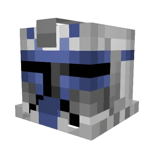 Gorg_42 Minecraft avatar head, 3D render