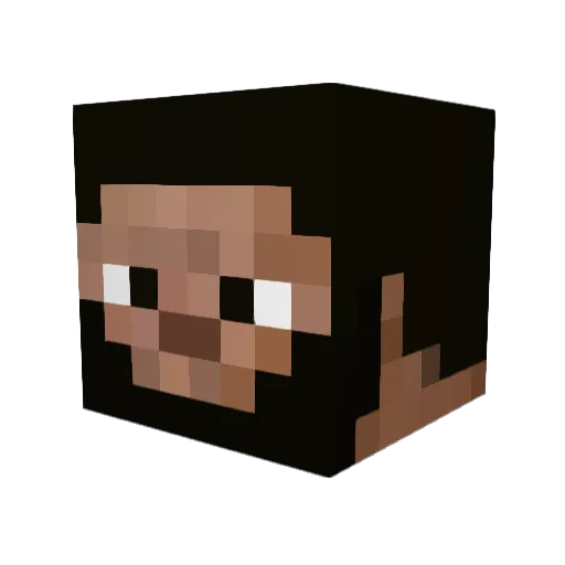 Gorg_SLD Minecraft avatar head, 3D render
