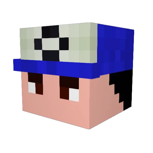 Gorgar2005 Minecraft avatar head, 3D render