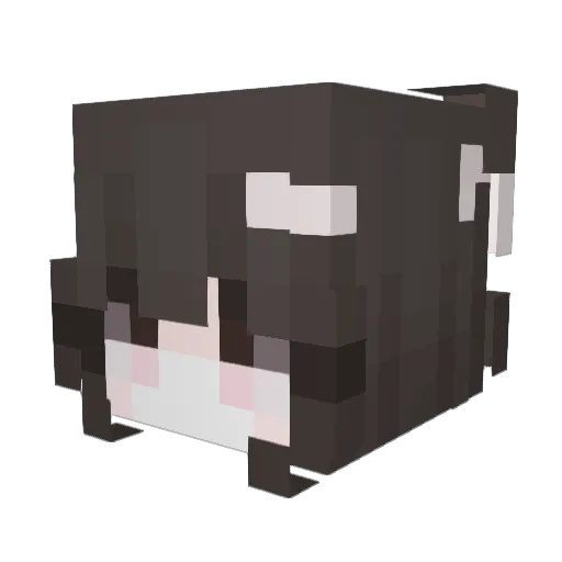 GorgeousSmile Minecraft avatar head, 3D render