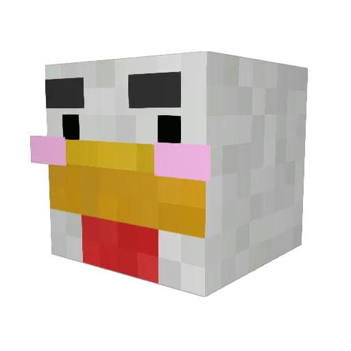 Gorgmorg Minecraft avatar head, 3D render