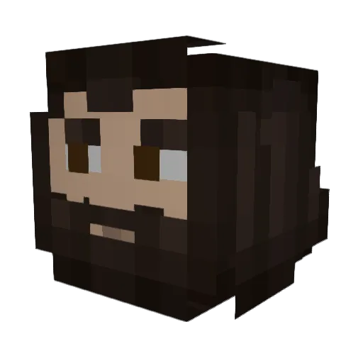 GorillaCakes69 Minecraft avatar head, 3D render