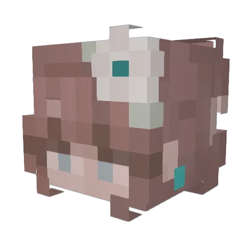 GorillaGoVroom Minecraft avatar head, 3D render
