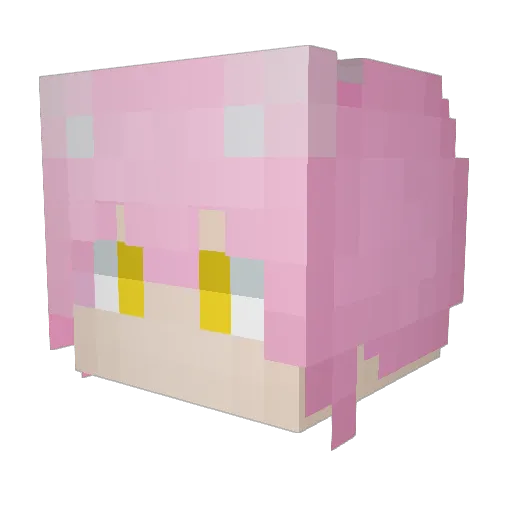 Gorini0 Minecraft avatar head, 3D render