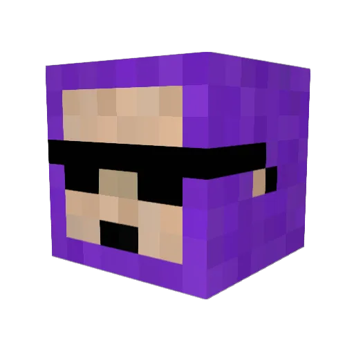 Gorka13 Minecraft avatar head, 3D render