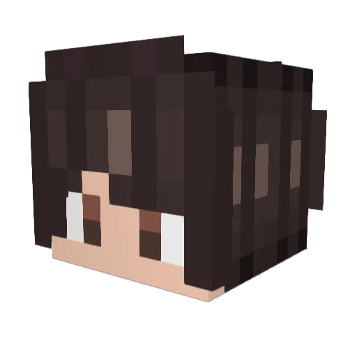 Gorkemms Minecraft avatar head, 3D render