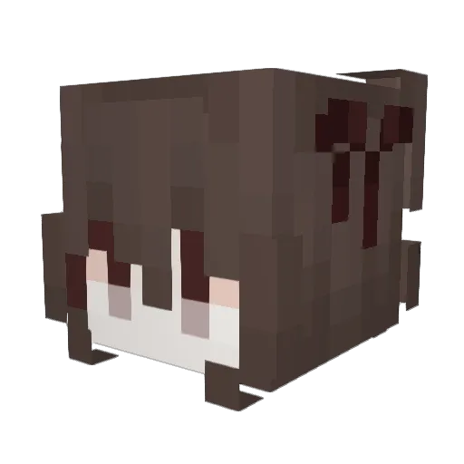 Gorlode Minecraft avatar head, 3D render