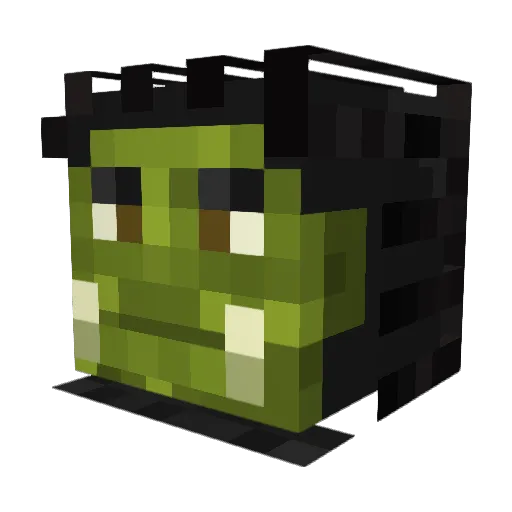 GormGormly Minecraft avatar head, 3D render