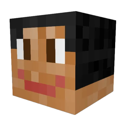 Goro_Tanimura Minecraft avatar head, 3D render