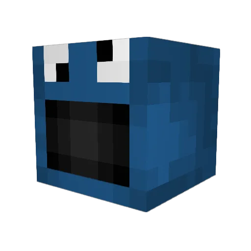 Gorr54 Minecraft avatar head, 3D render