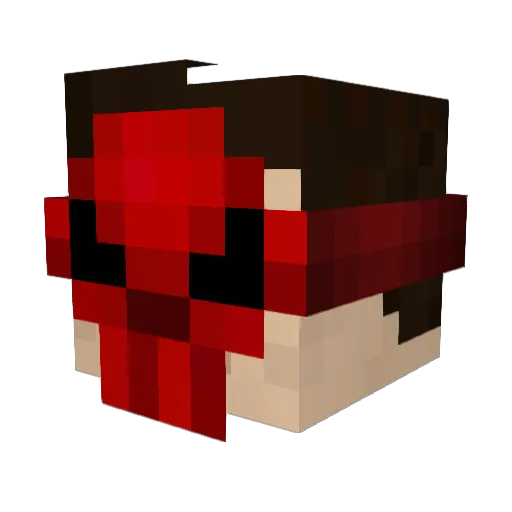 Gort_4 Minecraft avatar head, 3D render
