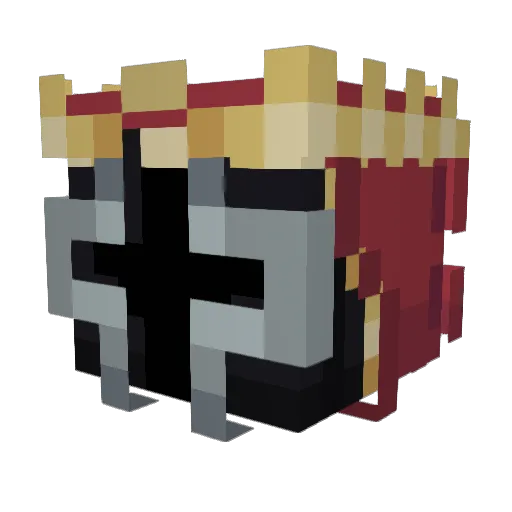 Gortt_ Minecraft avatar head, 3D render