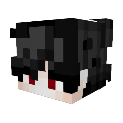 GoruGoru_san Minecraft avatar head, 3D render