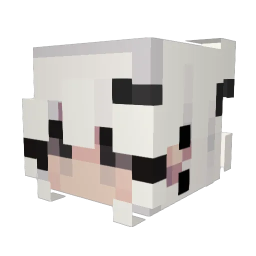 GoryDolly Minecraft avatar head, 3D render