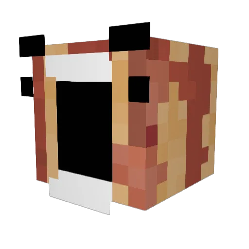 Gorynate Minecraft avatar head, 3D render
