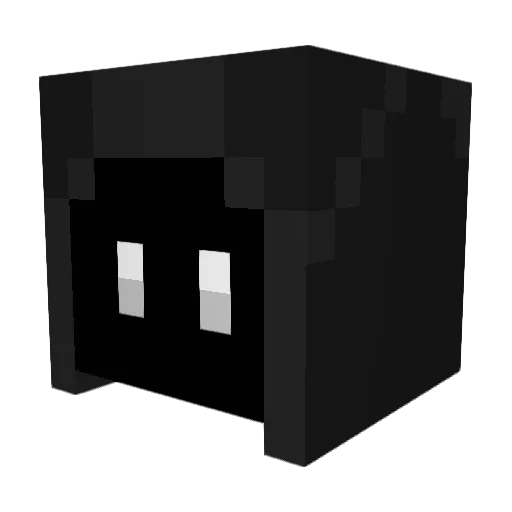 Gose404 Minecraft avatar head, 3D render