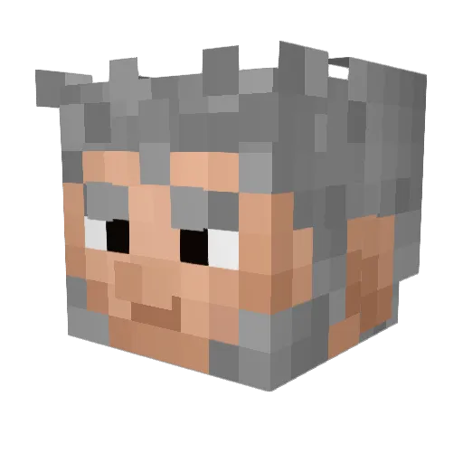 GospelMagnified Minecraft avatar head, 3D render