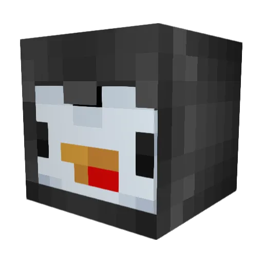 GospodPingvin Minecraft avatar head, 3D render