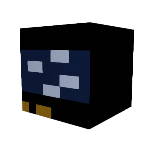 Goss_H Minecraft avatar head, 3D render