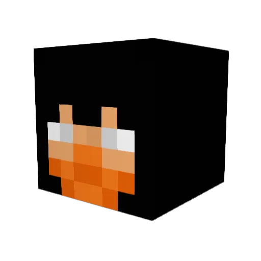 Gossamer__ Minecraft avatar head, 3D render