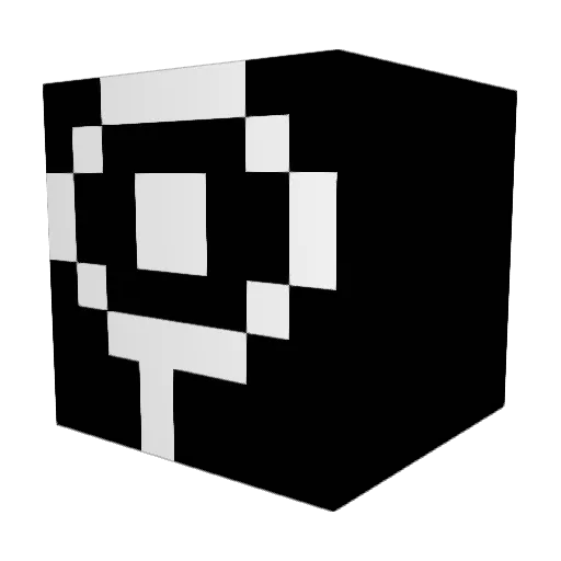 GostCreeper Minecraft avatar head, 3D render