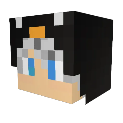 GostGenesis22 Minecraft avatar head, 3D render