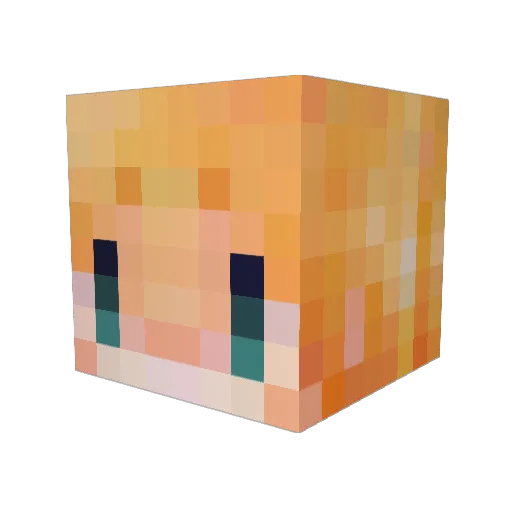 GostWind12 Minecraft avatar head, 3D render