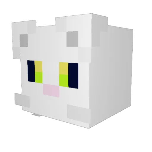 Gost_13 Minecraft avatar head, 3D render