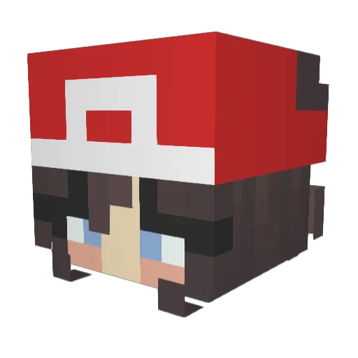 Gostoza0 Minecraft avatar head, 3D render