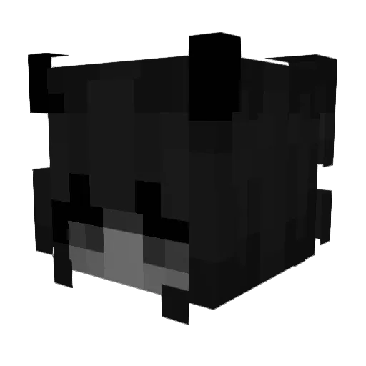 GotBan Minecraft avatar head, 3D render