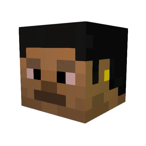 GotBandz1356 Minecraft avatar head, 3D render
