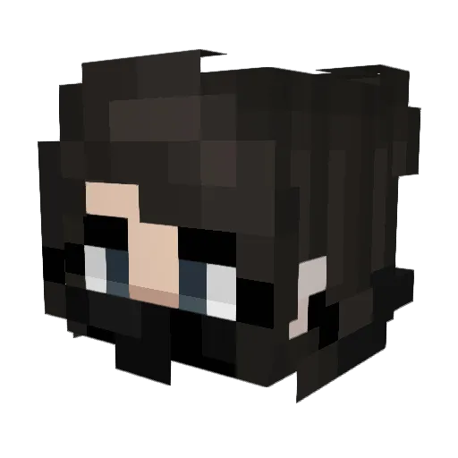 GotMeJungshook Minecraft avatar head, 3D render
