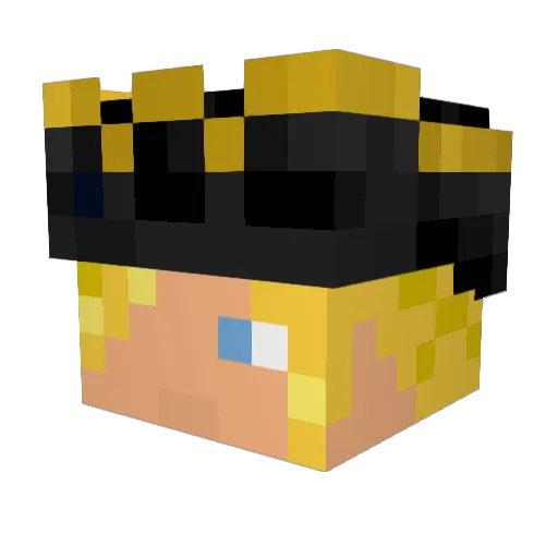 GotSwag420 Minecraft avatar head, 3D render